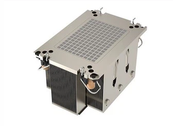 อลูมิเนียมซิปครีบแผ่นทองแดงท่อความร้อน 2U เซิร์ฟเวอร์ CPU หม้อน้ำสำหรับ LGA4189