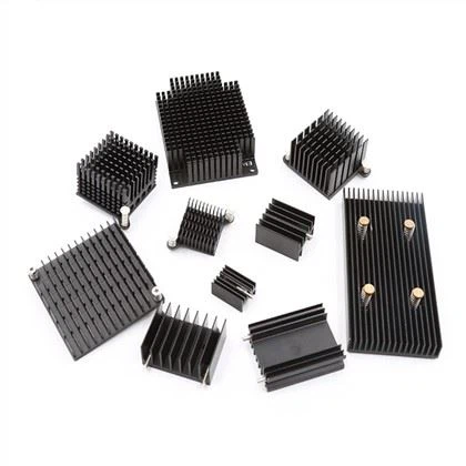 การอัดขึ้นรูปอลูมิเนียม CNC ฮีทซิงค์ด้วยอโนไดซ์